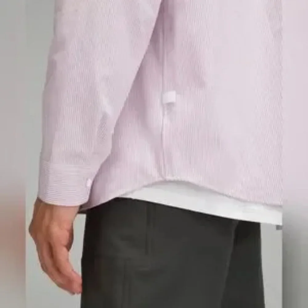 Lululemon Men's New Venture Classic Fit Long‎ Sleeve Shirt NWT Medium